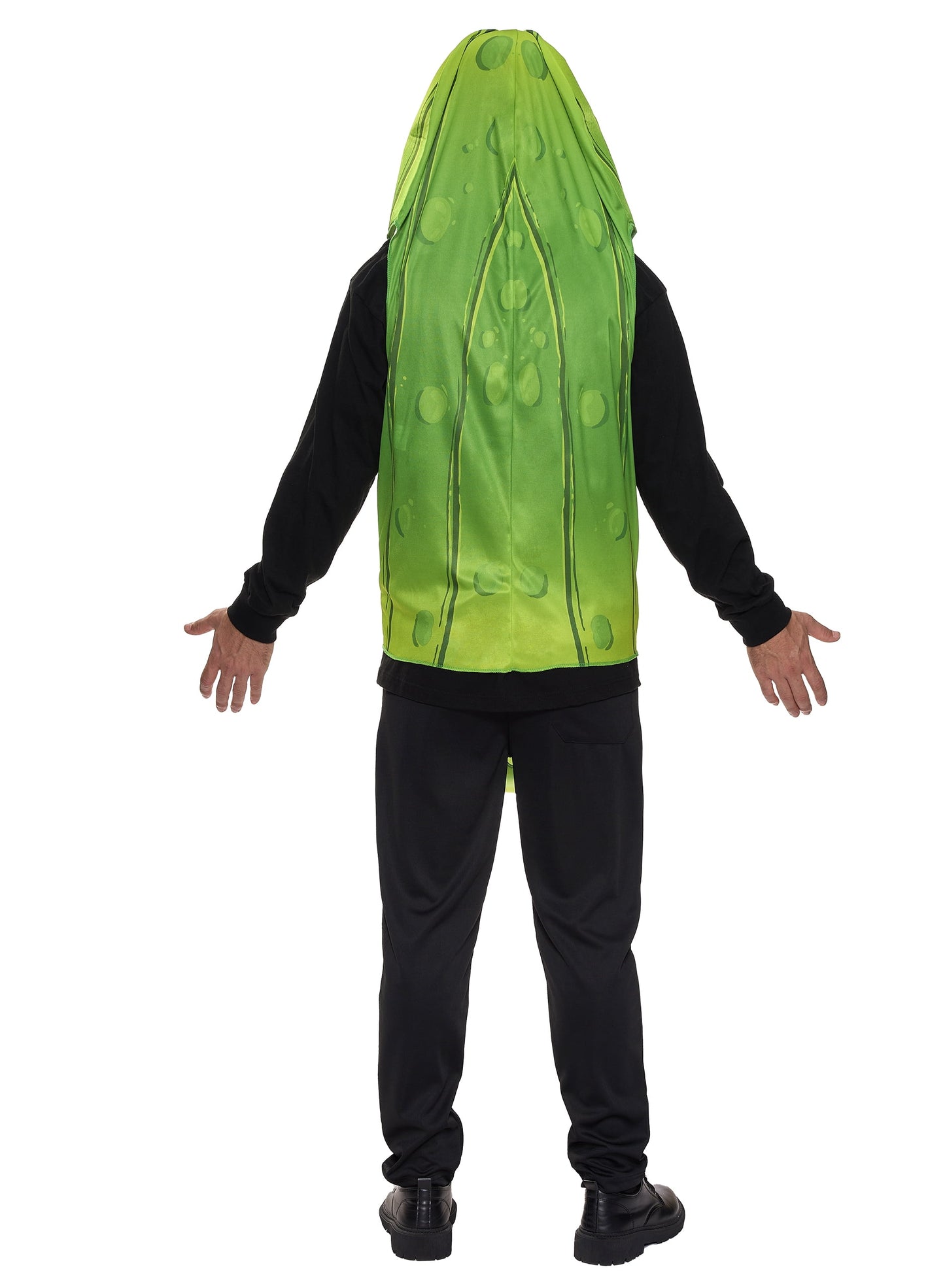 Halloween Pickle Costume for Adult, Unisex Food Costume, Funny Costume for Men, Fruit Jumpsuit for Halloween Fancy Dress Costume