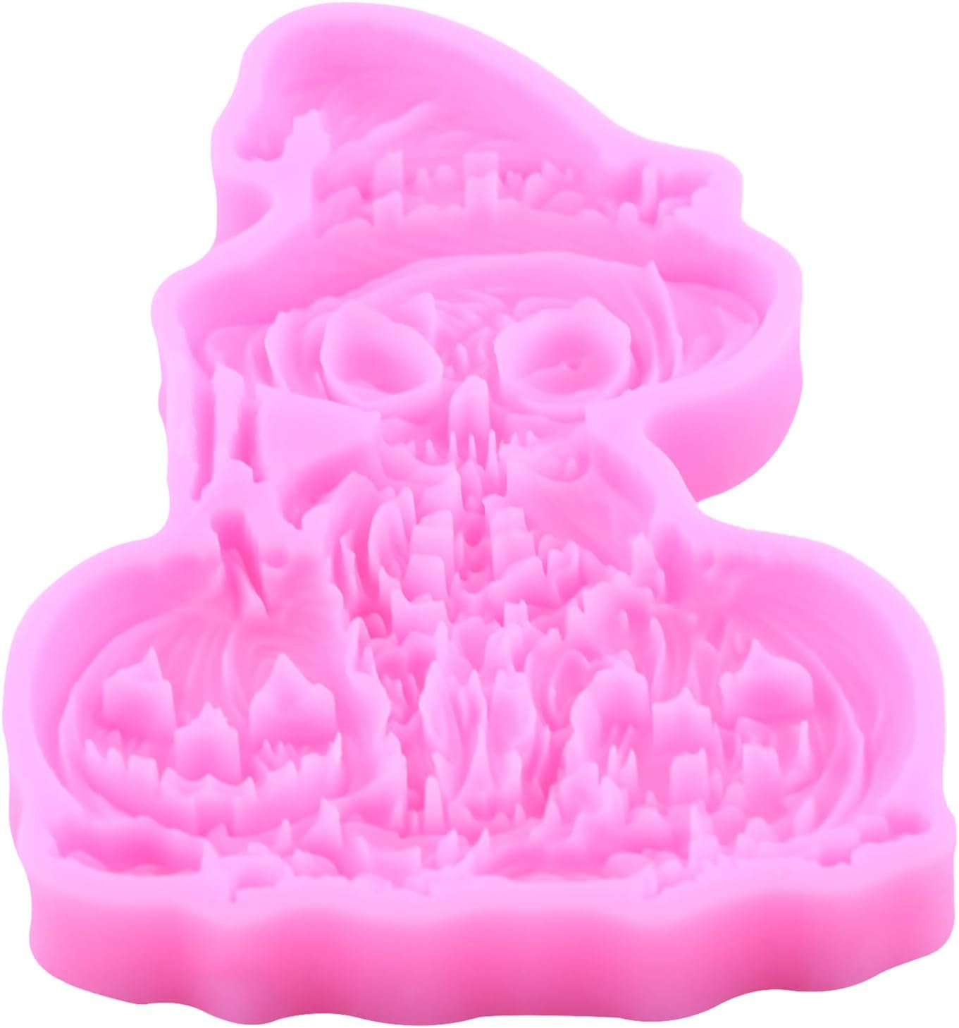 Halloween Skull & Pumpkin Silicone Fondant Mold for Cake Decorating
