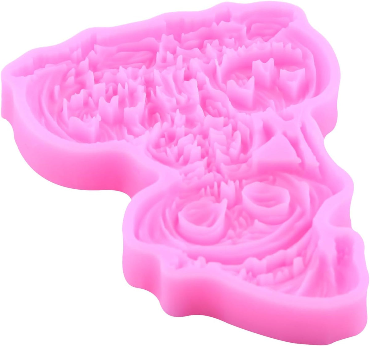 Halloween Skull & Pumpkin Silicone Fondant Mold for Cake Decorating