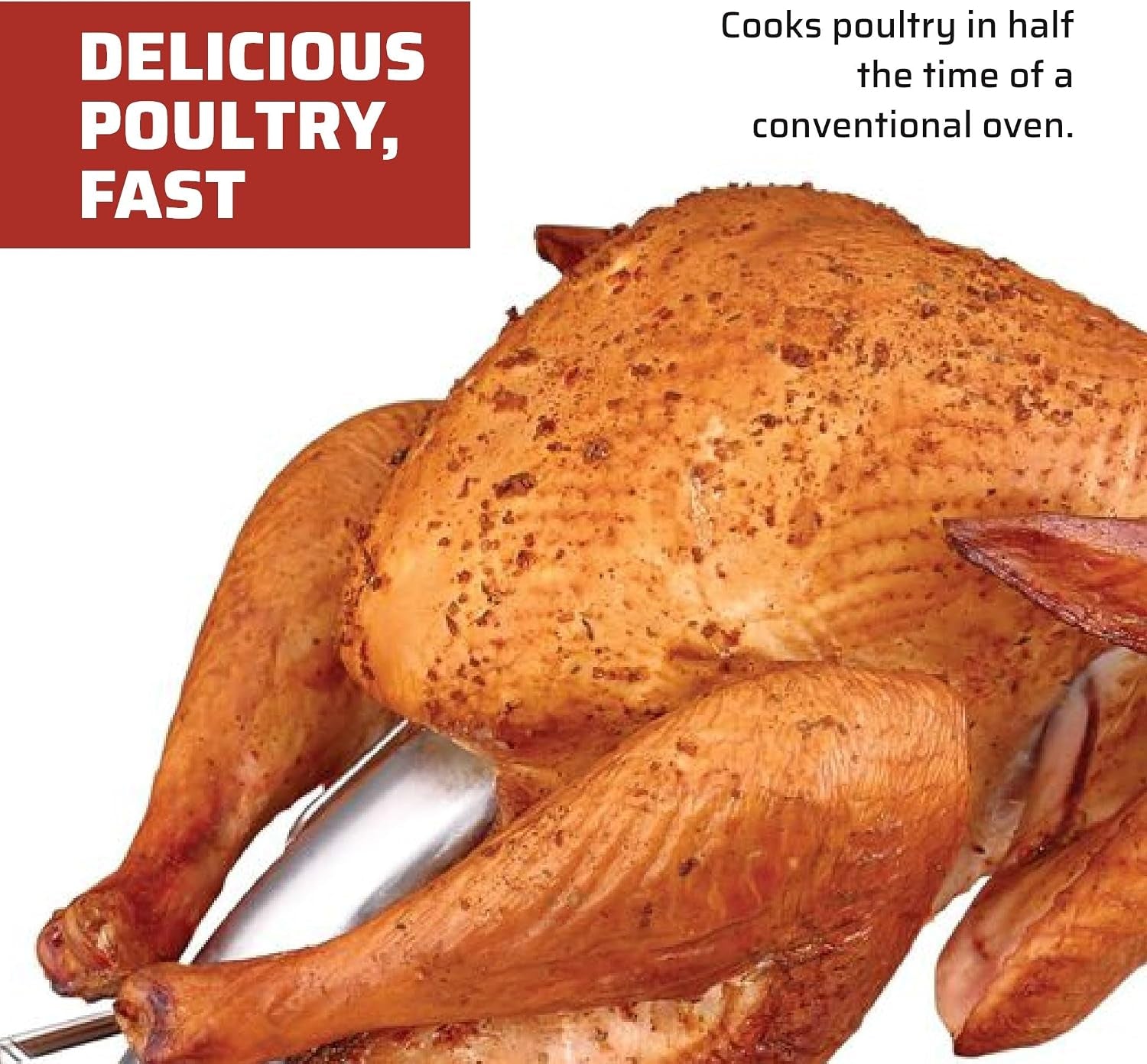Turkey Cannon Infusion Roaster – Stainless Steel Poultry Roaster for Turkey & Chicken