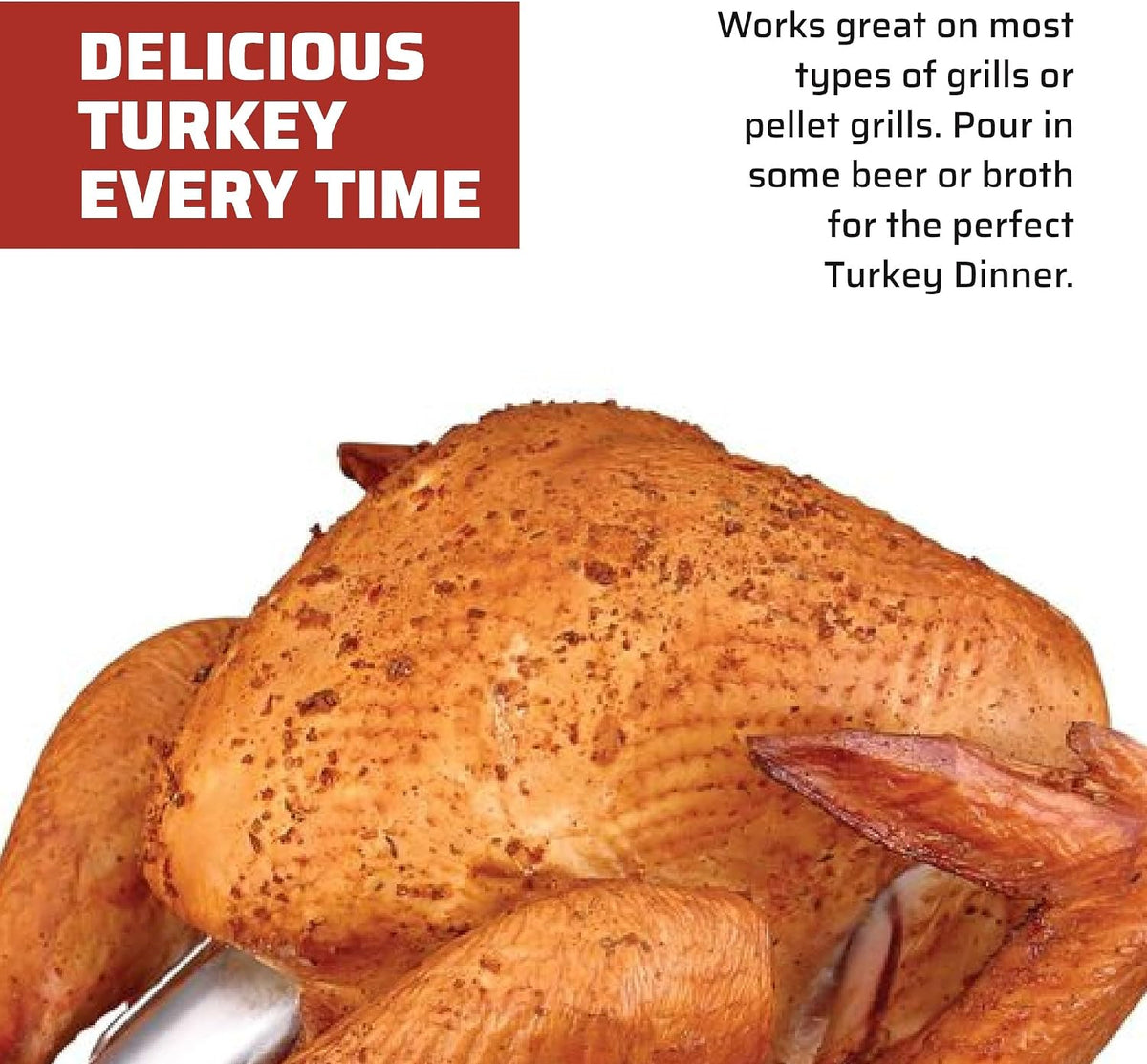 Turkey Cannon Infusion Roaster – Stainless Steel Poultry Roaster for Turkey & Chicken