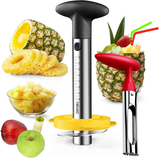 Stainless Steel Pineapple Corer and Slicer Tool