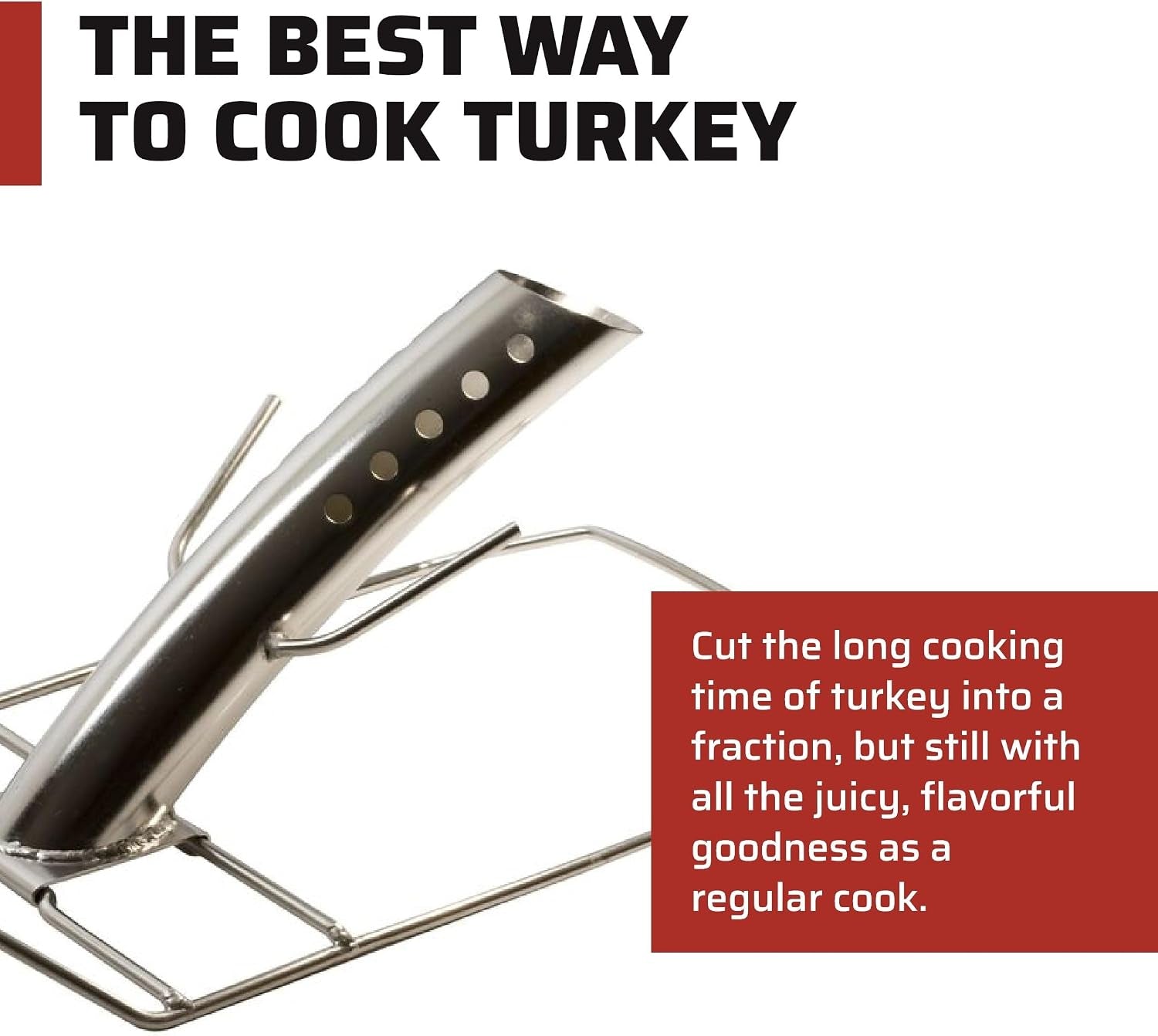 Turkey Cannon Infusion Roaster – Stainless Steel Poultry Roaster for Turkey & Chicken