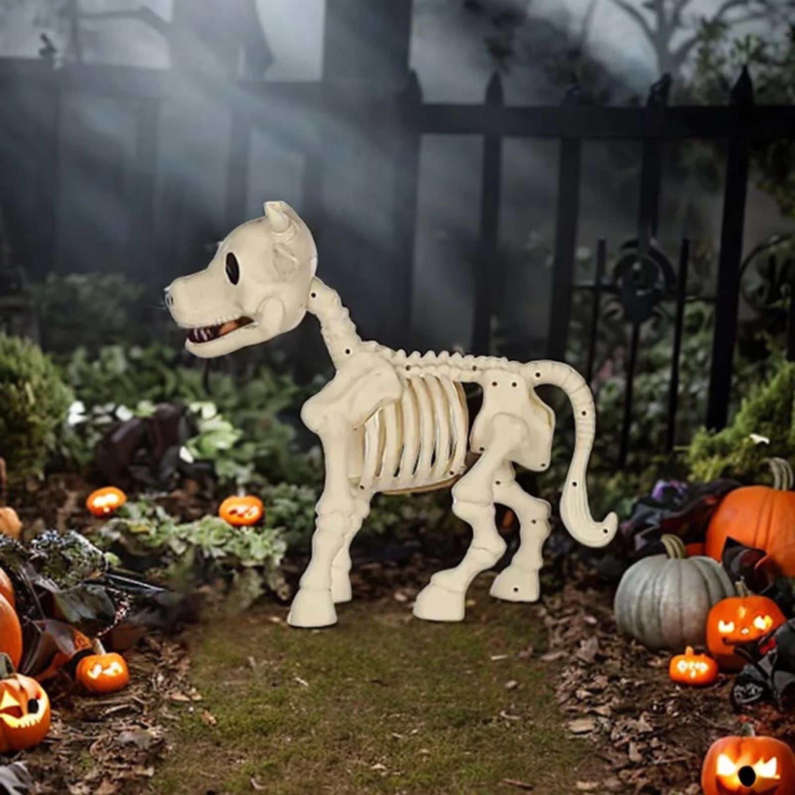 Halloween Decorations Indoor Outdoor Cow Skeleton, 2025 New Cow Skeleton Halloween Decoration, Cow Skeleton Halloween Decorative Prop Halloween on Clearance