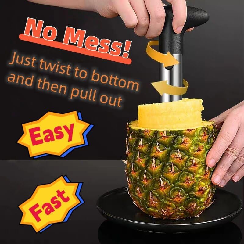 Stainless Steel Pineapple Corer and Slicer Tool