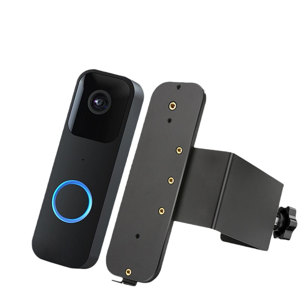 Doorbell Mount for Blink, Anti-Theft for Blink Video Doorbell Door Mount Bracket No Drilling, Not Block Doorbell Motion Sensor, Fit for Blink Doorbell Camera (Black), 1X Doorbell Bracket