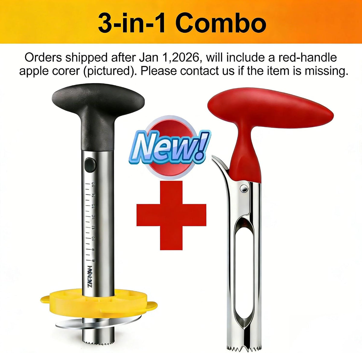 Stainless Steel Pineapple Corer and Slicer Tool