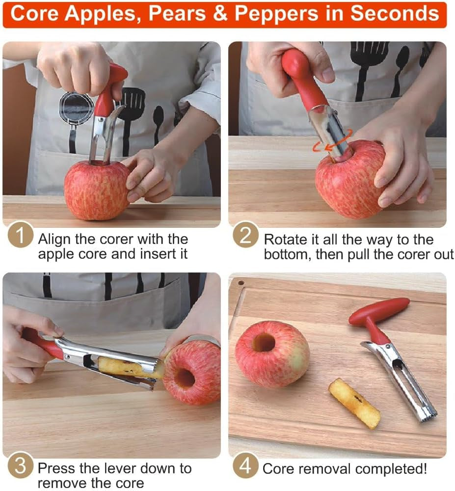 Stainless Steel Pineapple Corer and Slicer Tool