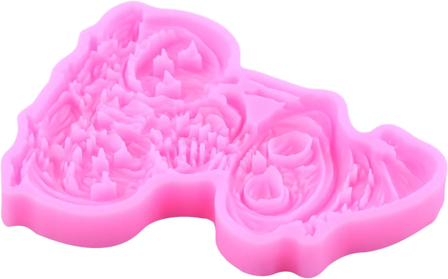 Halloween Skull & Pumpkin Silicone Fondant Mold for Cake Decorating